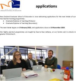 Applications - New Zealand Graduate School of Education