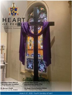 March 27, 2022 Fourth Sunday of Lent - Parishes Online