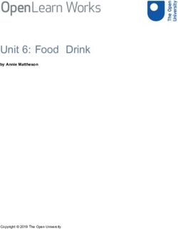 OpenLearn Works Unit 6: Food Drink - by Annie Mattheson