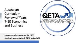 Australian Curriculum Review of Years 7 10 Economics and Business - Implementation proposed for 2022. Feedback sought by both QETA and ACARA