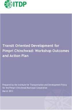 Transit Oriented Development for Pimpri Chinchwad: Workshop Outcomes and Action Plan - Prepared by the Institute for Transportation and ...