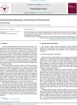 Visual Informatics - University of Notre Dame