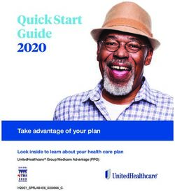 Quick Start Guide 2020 - Take advantage of your plan