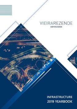 2019 YEARBOOK INFRASTRUCTURE - Webflow