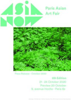 Paris Asian Art Fair - 6th Edition 21 - 24 October 2020 Preview 20 October 9, avenue Hoche - Paris 8e - Squarespace