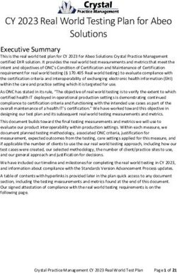 CY 2023 Real World Testing Plan for Abeo Solutions