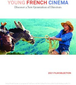 YOUNG FRENCH CINEMA Discover a New Generation of Directors - 2021 FILM SELECTION - UniFrance