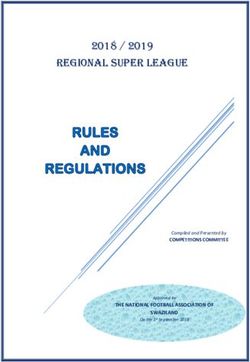 REGIONAL SUPER LEAGUE 2018 / 2019 - National Football ...
