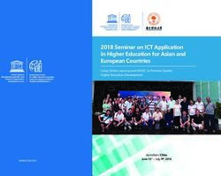 2018 Seminar on ICT Application in Higher Education for Asian and European Countries - Using Online Learning and MOOC to Promote Quality Higher ...
