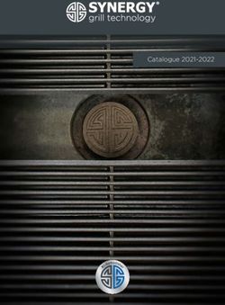 Catalogue 2021-2022 - Synergy Grills