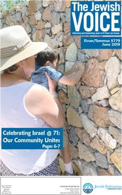 Celebrating Israel @ 71: Our Community Unites - Pages 6-7 - Sivan/Tammuz 5779 June 2019