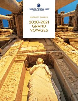 GRAND VOYAGES 2020-2021 - PRODUCT DOSSIER - GOHAL