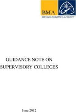 GUIDANCE NOTE ON SUPERVISORY COLLEGES - June 2012