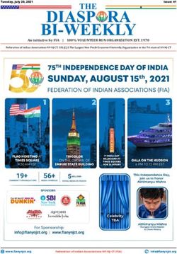 An initiative by FIA | 100% VOLUNTEER RUN ORGANIZATION EST. 1970 - Federation Of Indian Associations