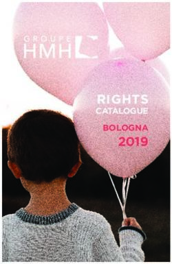 RIGHTS CATALOGUE 2019 - Éditions Hurtubise
