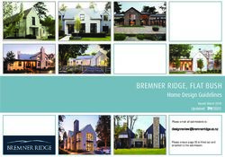 BREMNER RIDGE, FLAT BUSH - Home Design Guidelines Updated: 2020