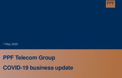 PPF Telecom Group COVID-19 business update - 7 May 2020