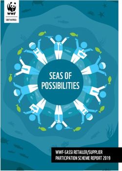 SEAS OF POSSIBILITIES - WWF-SASSI RETAILER/SUPPLIER PARTICIPATION SCHEME REPORT 2019