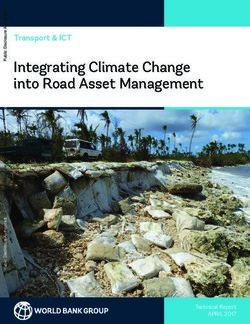 Integrating Climate Change into Road Asset Management - Transport & ICT - Technical Report