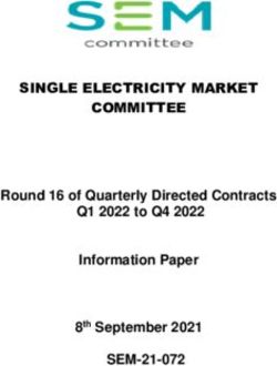SINGLE ELECTRICITY MARKET COMMITTEE - Round 16 of Quarterly Directed Contracts Q1 2022 to Q4 2022 Information Paper SEM-21-072