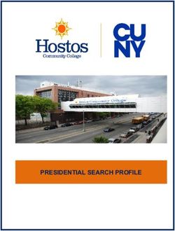 PRESIDENTIAL SEARCH PROFILE