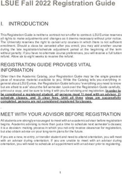LSUE Fall 2022 Registration Guide - I.