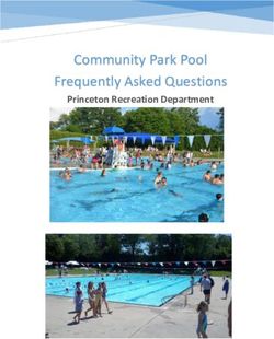 Community Park Pool Frequently Asked Questions - Princeton Recreation Department - Princeton ...
