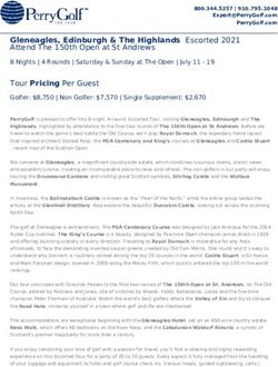 Gleneagles, Edinburgh & The Highlands Escorted 2021 Attend The 150th Open at St Andrews