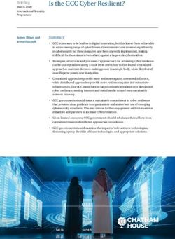 Is the GCC Cyber Resilient? - Chatham House