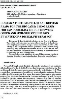 Playing a fortune-teller and getting ready for the big game: being ready for ema to build a bridge between coded and semi-structured data by ...