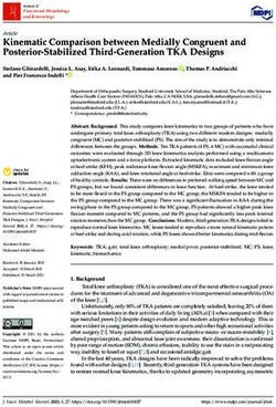 Kinematic Comparison between Medially Congruent and Posterior-Stabilized Third-Generation TKA Designs - MDPI