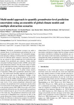 Multi-model approach to quantify groundwater-level prediction uncertainty using an ensemble of global climate models and multiple abstraction ...