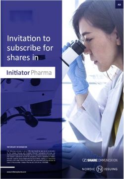 Invitation to subscribe for shares in - Spotlight Stock Market