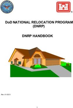 DOD NATIONAL RELOCATION PROGRAM (DNRP) DNRP HANDBOOK - REV. 01-2021 ...