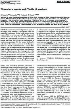 Thrombotic events and COVID-19 vaccines - Ingenta Connect
