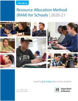 Resource Allocation Method (RAM) for Schools