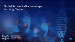 Global Access to Radiotherapy for Lung Cancer - IASLC