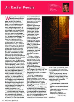 An Easter People - Intercom Magazine