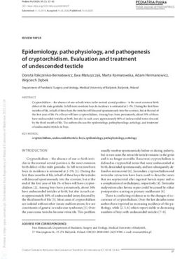 Epidemiology, pathophysiology, and pathogenesis of cryptorchidism. Evaluation and treatment of undescended testicle - UMB