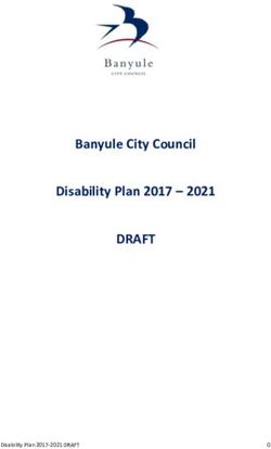DRAFT Banyule City Council Disability Plan 2017 2021 - Amazon AWS