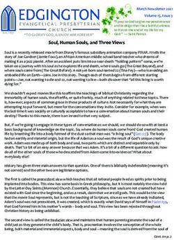 Soul, Human Souls, and Three Views - Edgington Evangelical ...