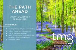 THE PATH AHEAD VOLUME 12, ISSUE 1 SPRING 2020 - IN THIS ISSUE: TMG Wisconsin