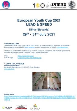 LEAD & SPEED European Youth Cup 2021 - IFSC ...