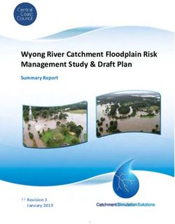 Wyong River Catchment Floodplain Risk Management Study & Draft Plan - Summary Report - Draft Wyong River Floodplain Risk ...
