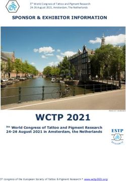 WCTP 2021 - SPONSOR & EXHIBITOR INFORMATION