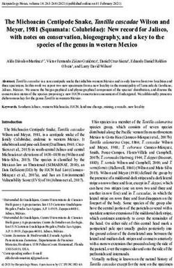 The Michoacán Centipede Snake, Tantilla cascadae Wilson and Meyer, 1981 (Squamata: Colubridae): New record for Jalisco, with notes on ...