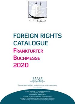 FOREIGN RIGHTS CATALOGUE - FrankFurter Buchmesse - Otago Literary Agency