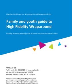 Family and youth guide to High Fidelity Wraparound