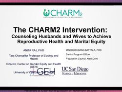 The CHARM2 Intervention: Counseling Husbands and Wives to Achieve Reproductive Health and Marital Equity