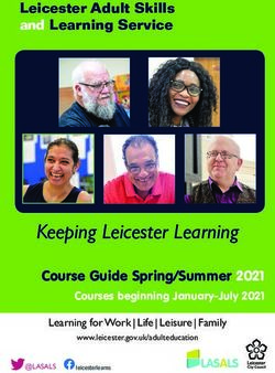 Keeping Leicester Learning - Leicester Adult Skills and Learning Service - Leicester City Council